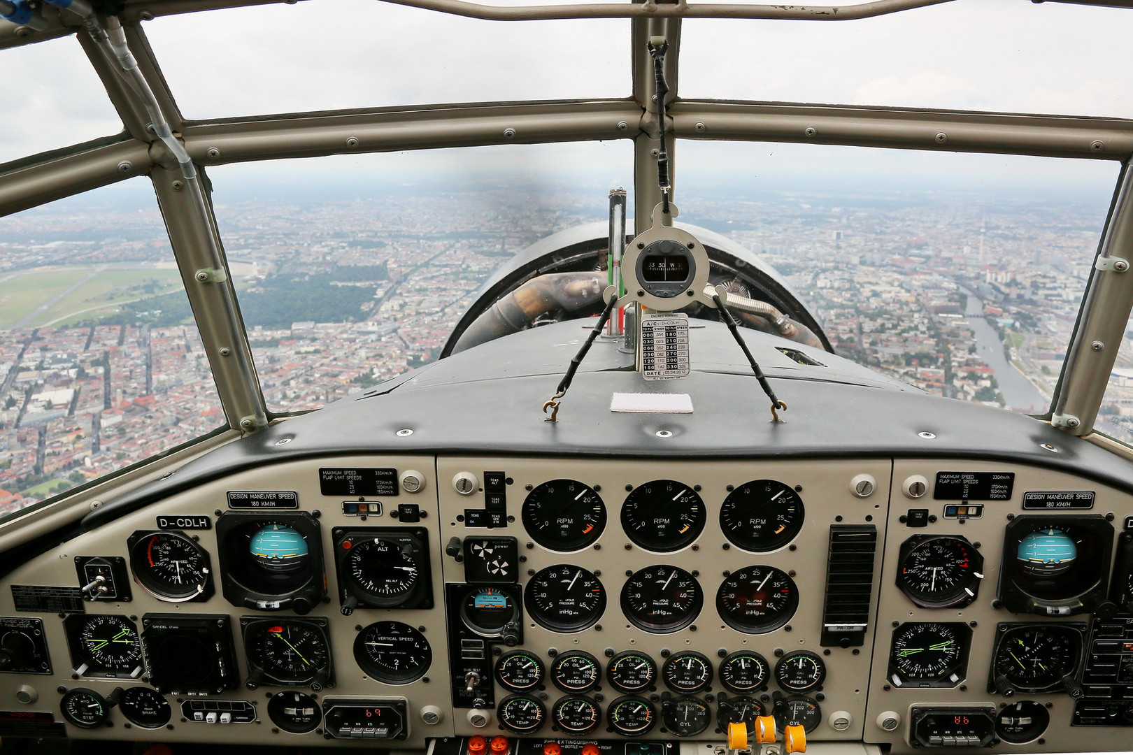 Blick nach vorn JU-52