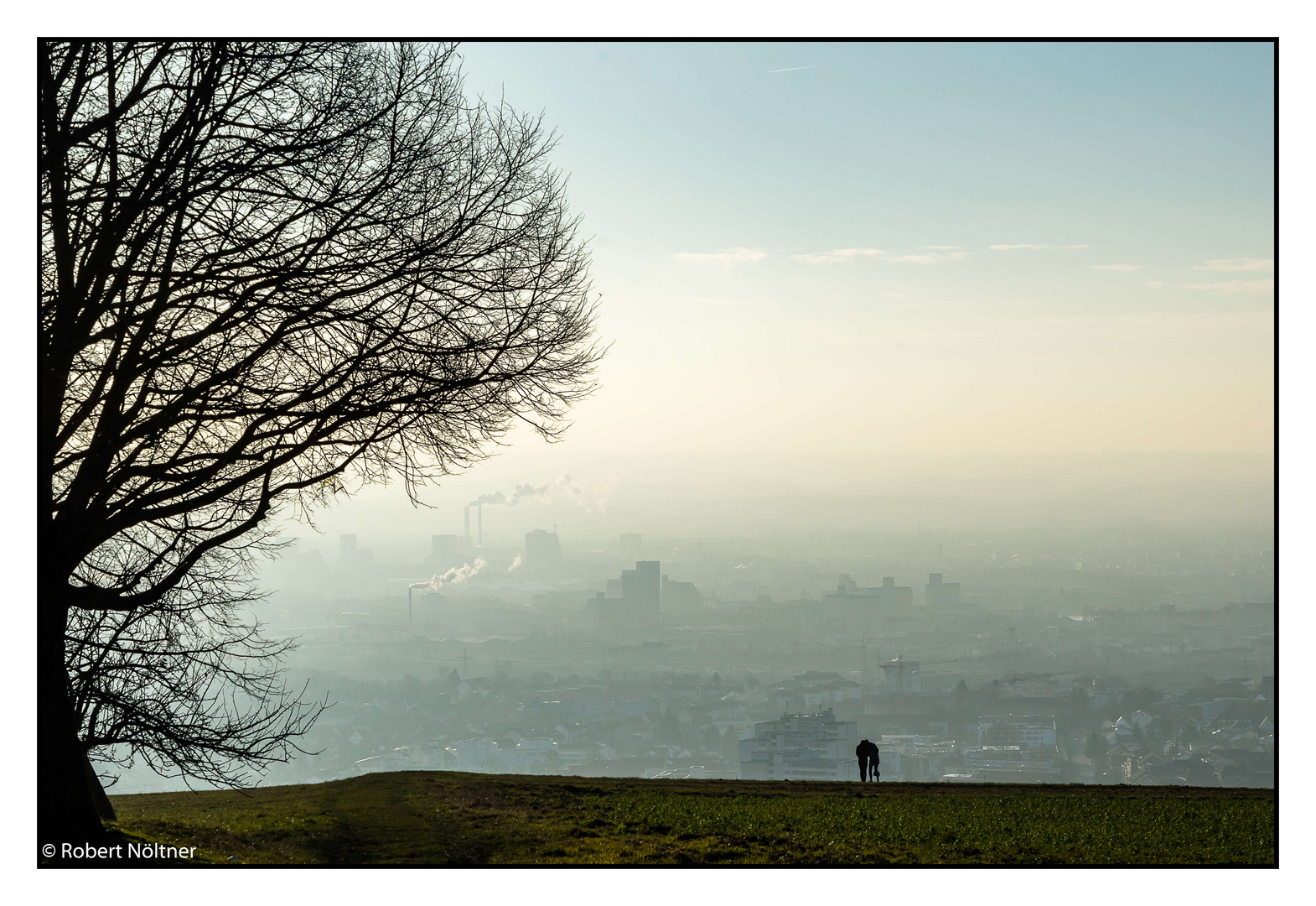 Blick nach Weil am Rhein und Basel