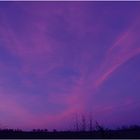 Blick nach westen bei Sonnenaufgang