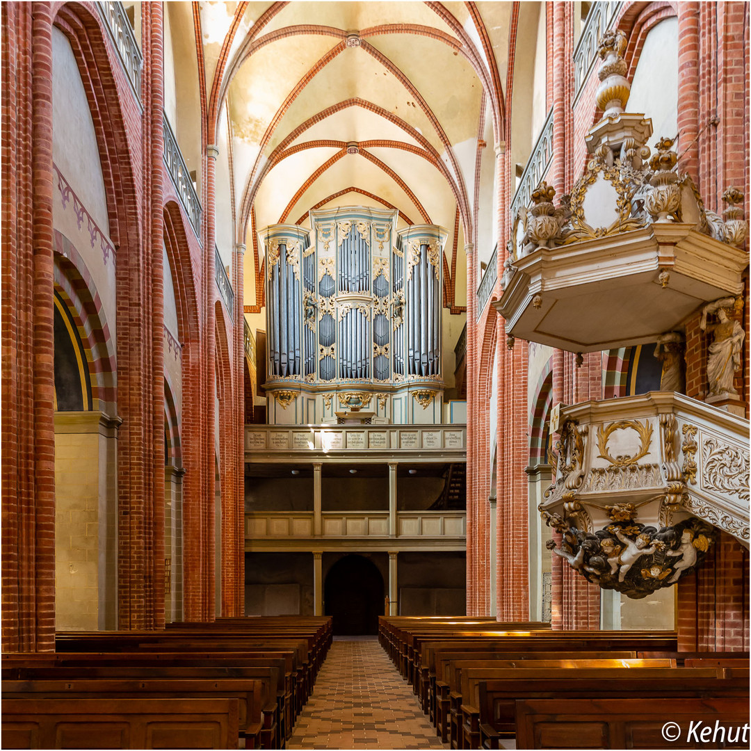 Blick nach Westen Dom St. Marien Havelberg