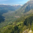 Blick nach Westen ins Vinschgau