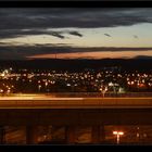 Blick nach Westen über die Wallstrassenbrücke