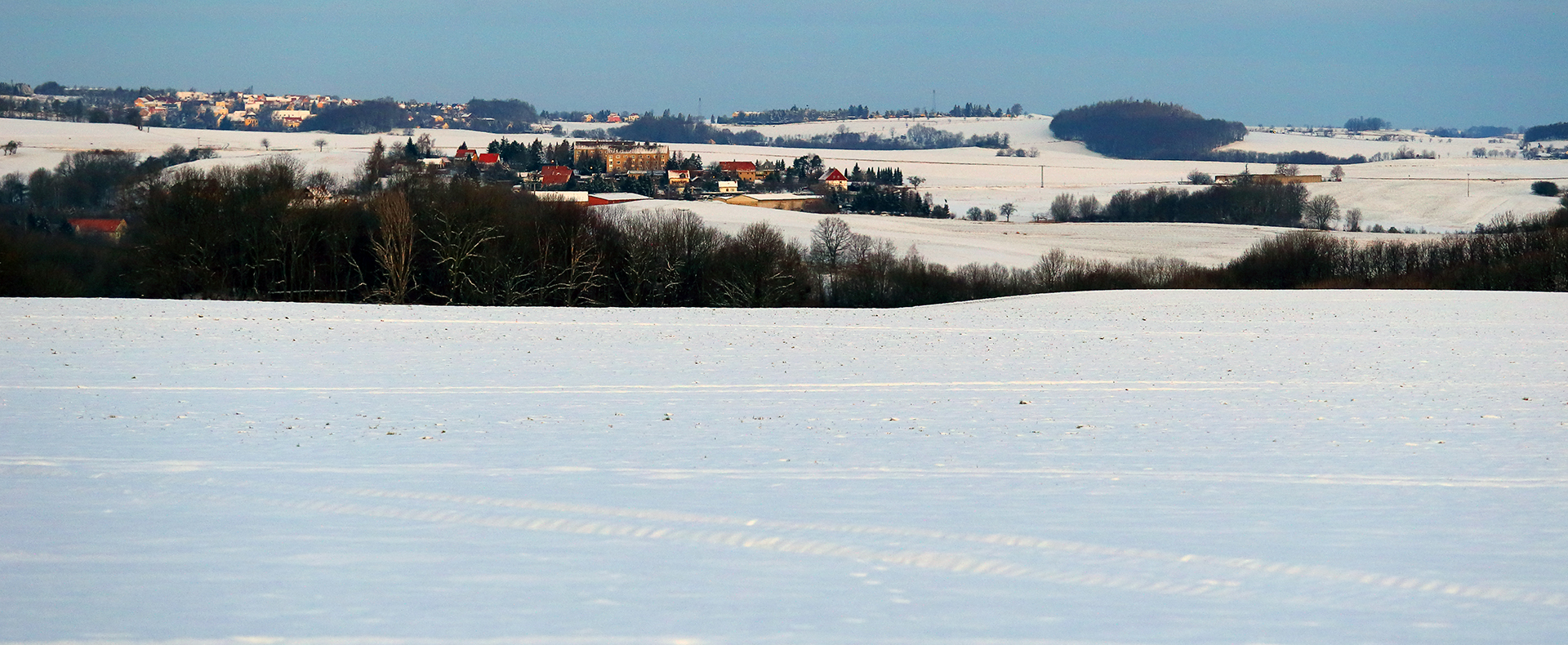 Blick nach Westen von der "Alten-Dresden-Teplitzer-Poststraße...