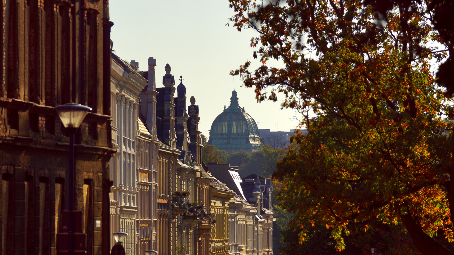 Blick nach Zgorzelec im Hintergrund der Dom Kultury