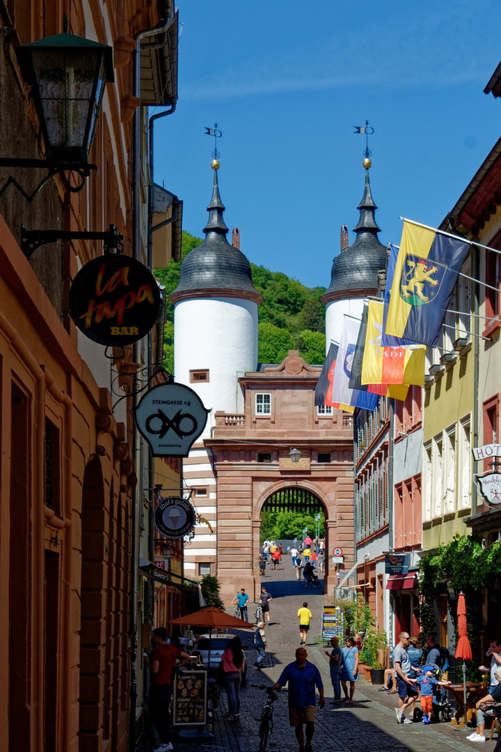 Blick richtung Alte Neckarbrücke