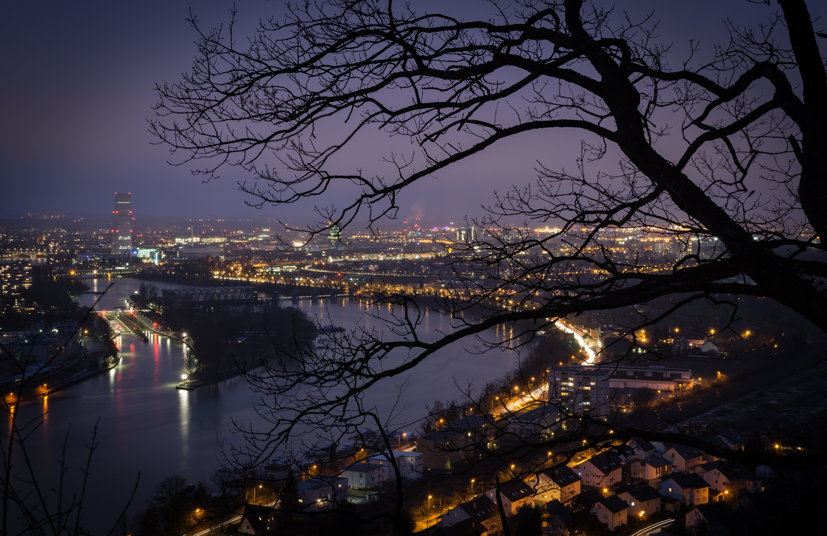 Blick Richtung basel