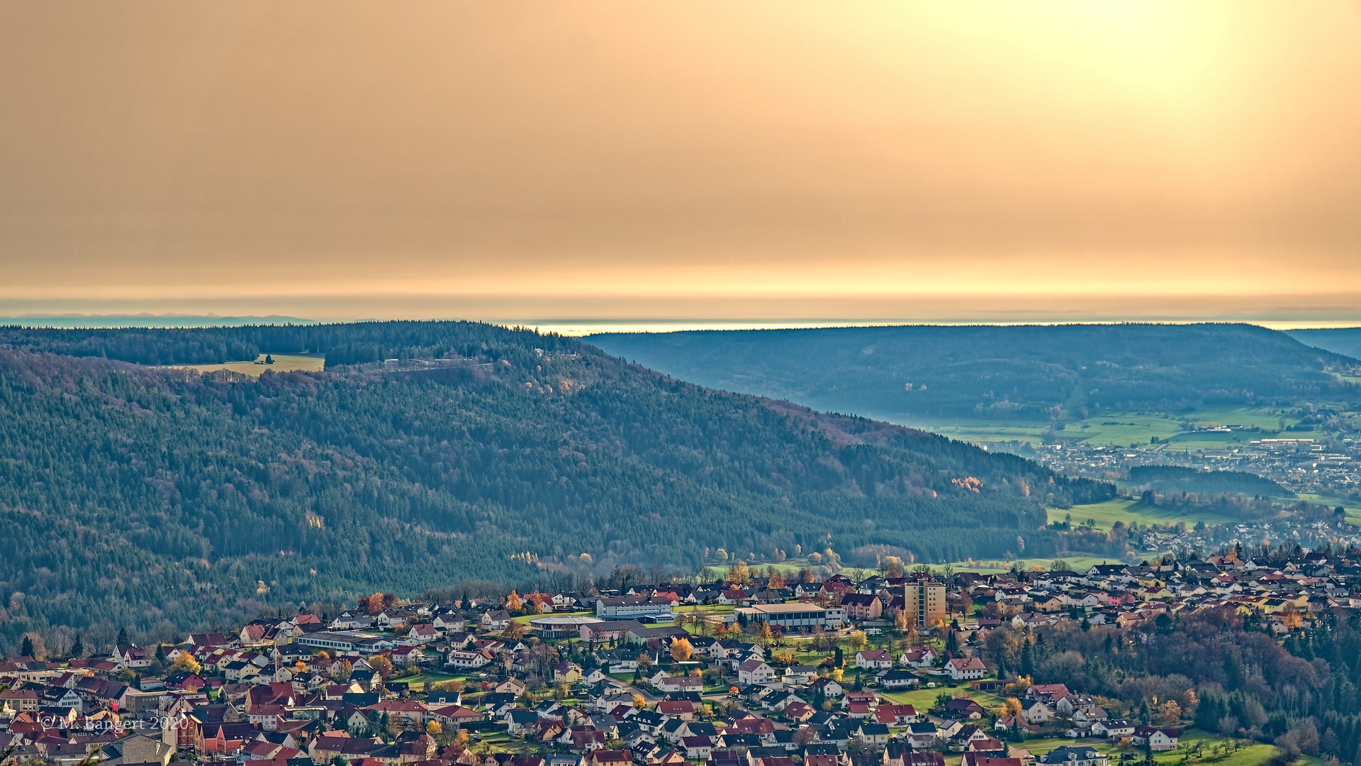 Blick Richtung Bodensee vom Lemberg aus