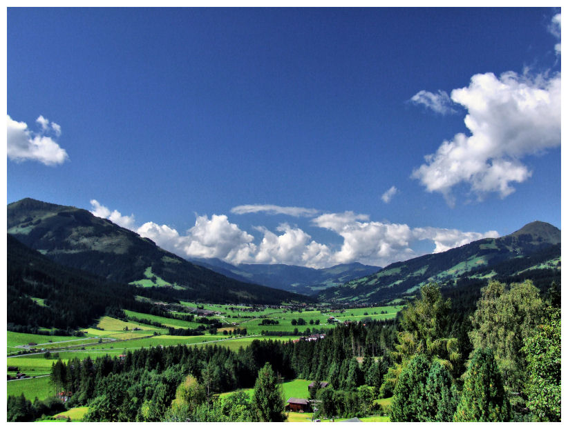 Blick Richtung - Brixen in Thale