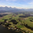 Blick Richtung Füssen mit seinem Festspielhaus