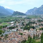 Blick Richtung Gardasee von der Burgruine Arco