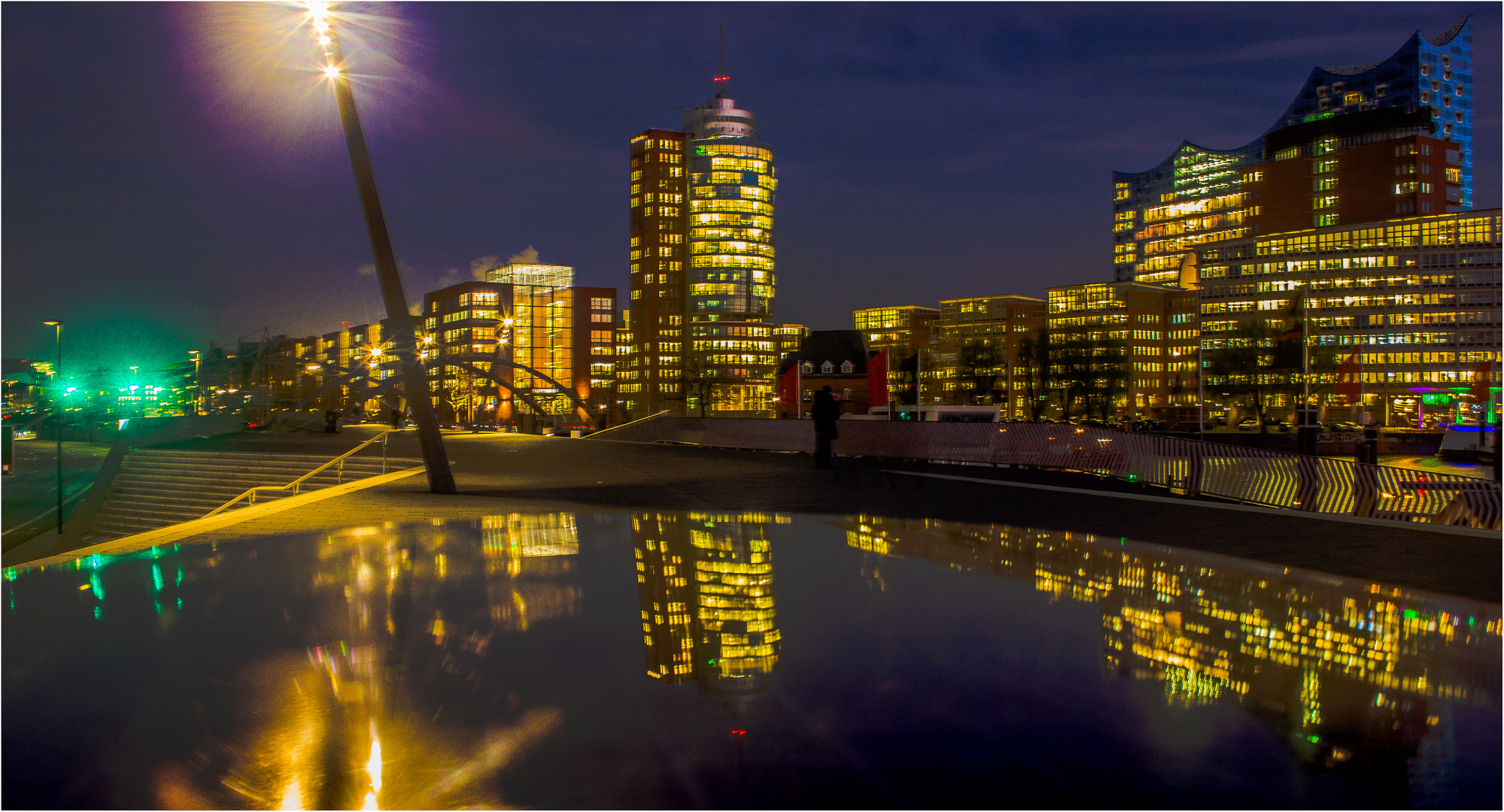 Blick Richtung HAFENCITY Hamburg