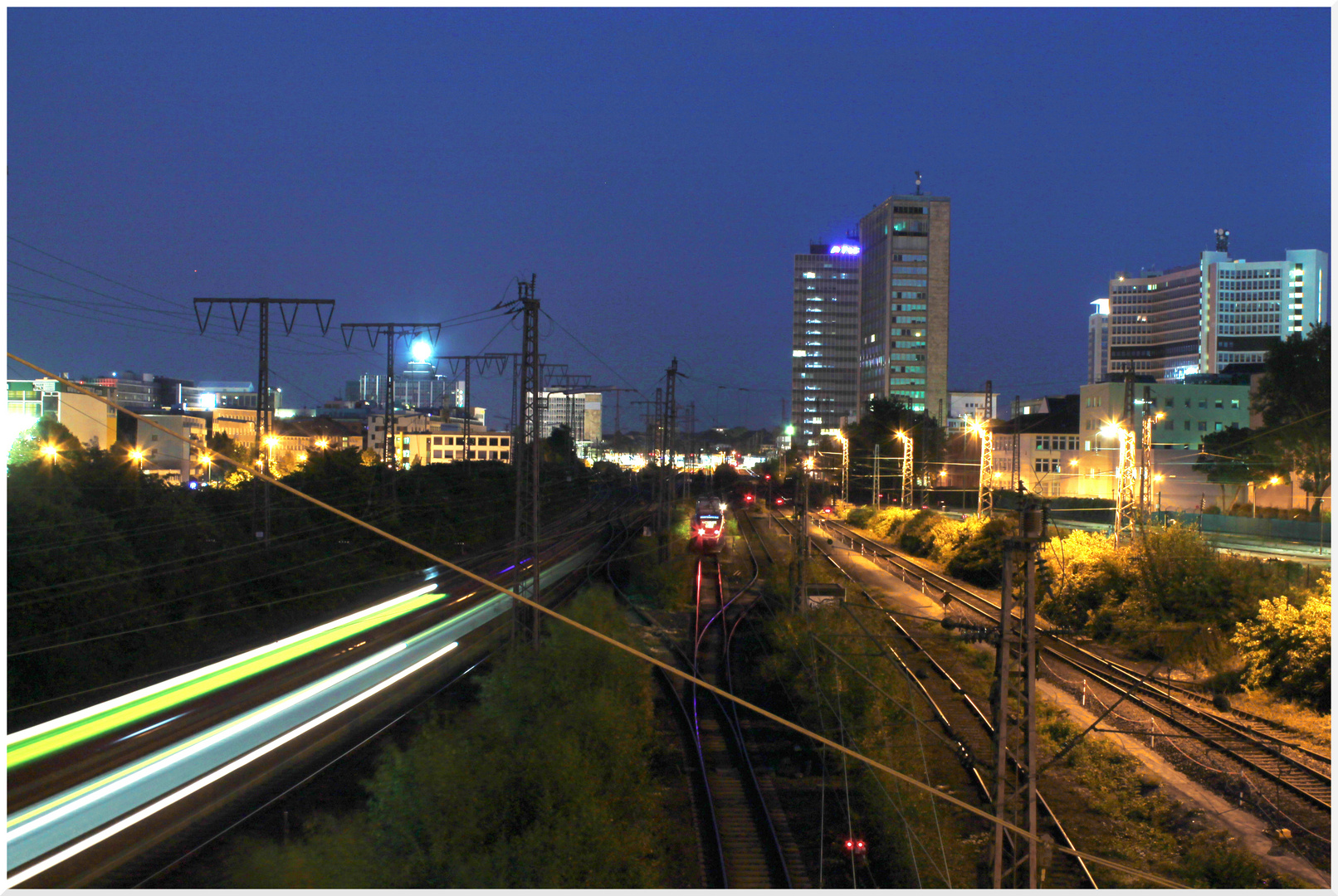 Blick Richtung Hauptbahnhof