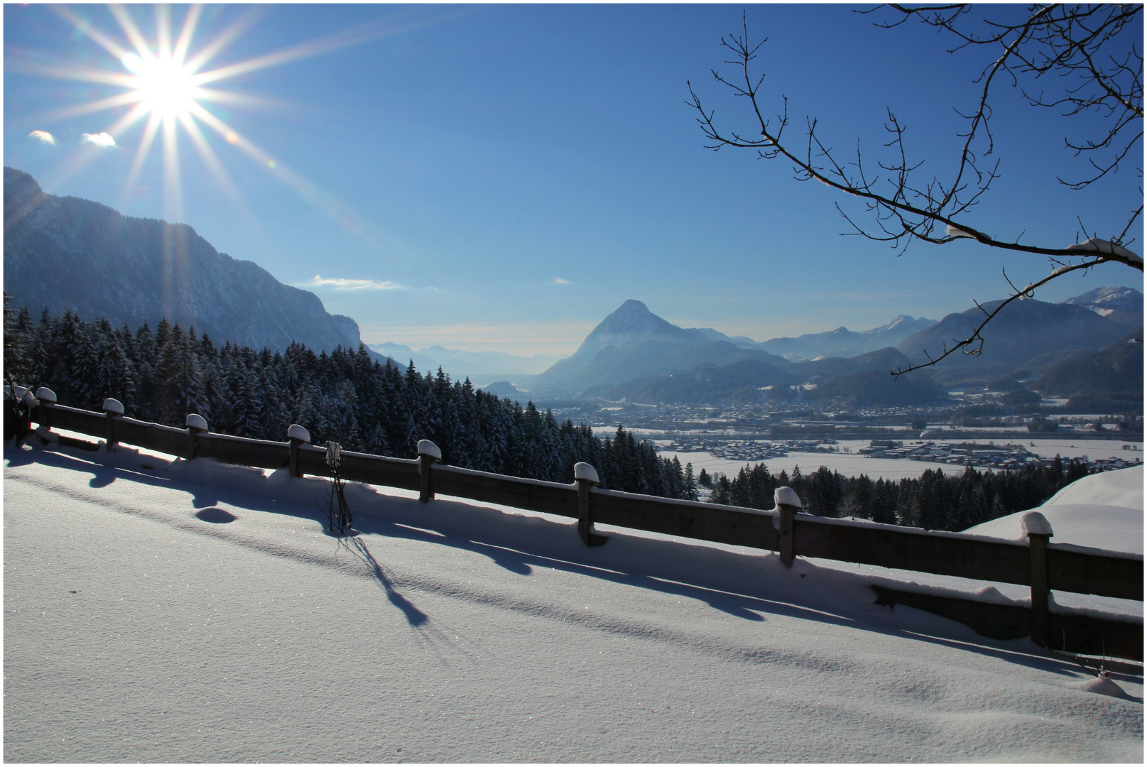 Blick Richtung Kufstein mit Pendling