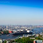 Blick Richtung Landungsbrücken & Hamburger Hafen