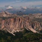 ... Blick Richtung Naturpark Puez-Geisler - Südtirol ...