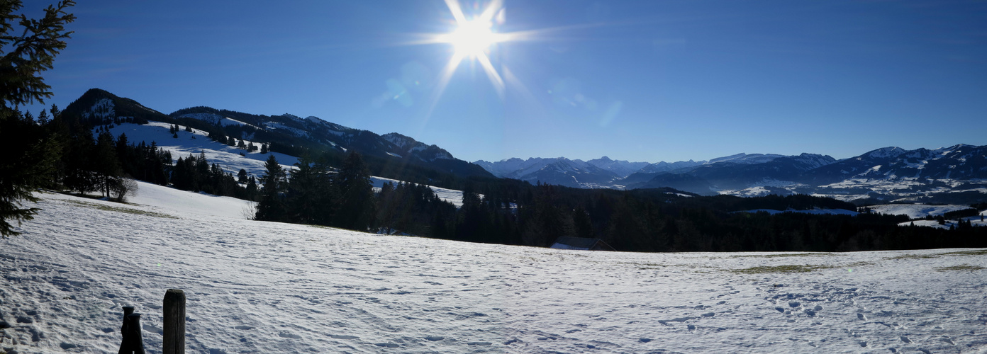 Blick Richtung Oberstdorf