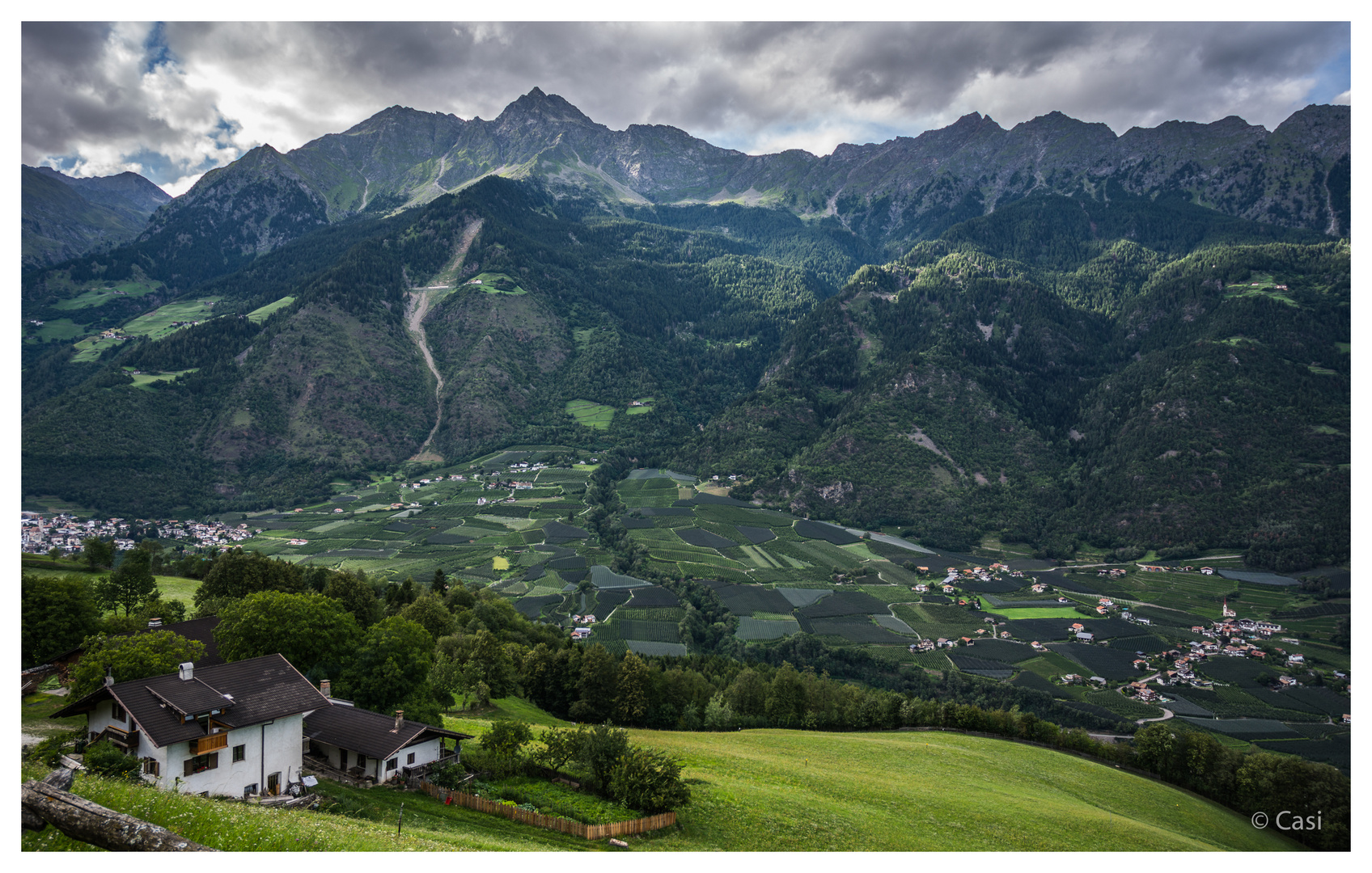 Blick Richtung Partschins