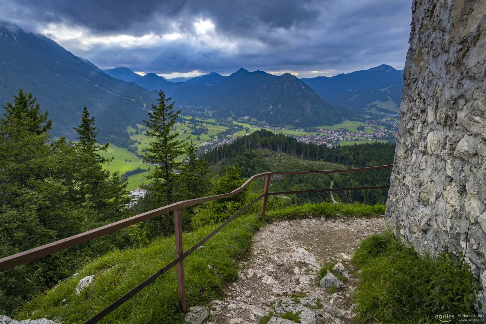 Blick Richtung Pfronten