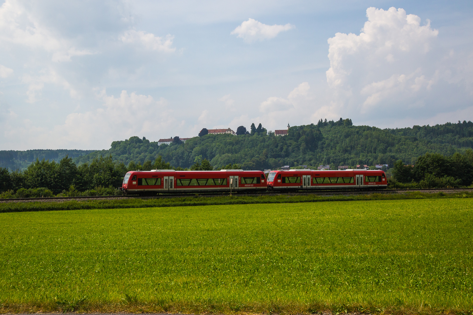 Blick Richtung Schloß Zeil