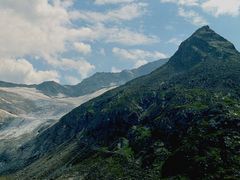 Blick Richtung Schwarzenbergkees...Abstieg zur Berliner Hütte vom Schönbichler Horn