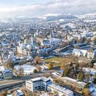 Blick Richtung Stadt Solothurn mit der St. Ursen-Kathedrale