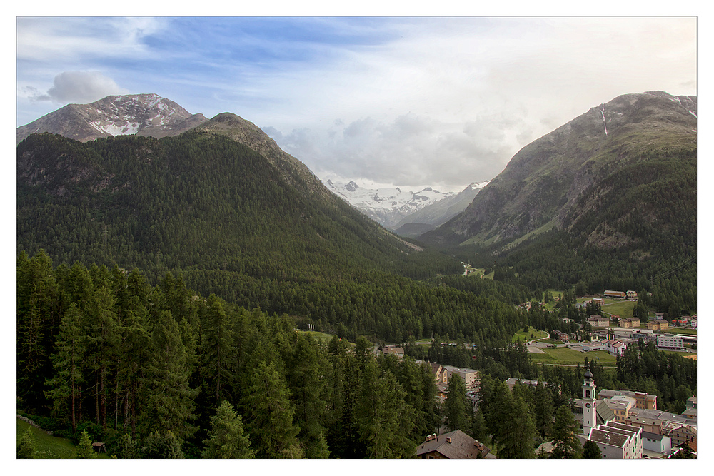 Blick Richtung Val Roseg