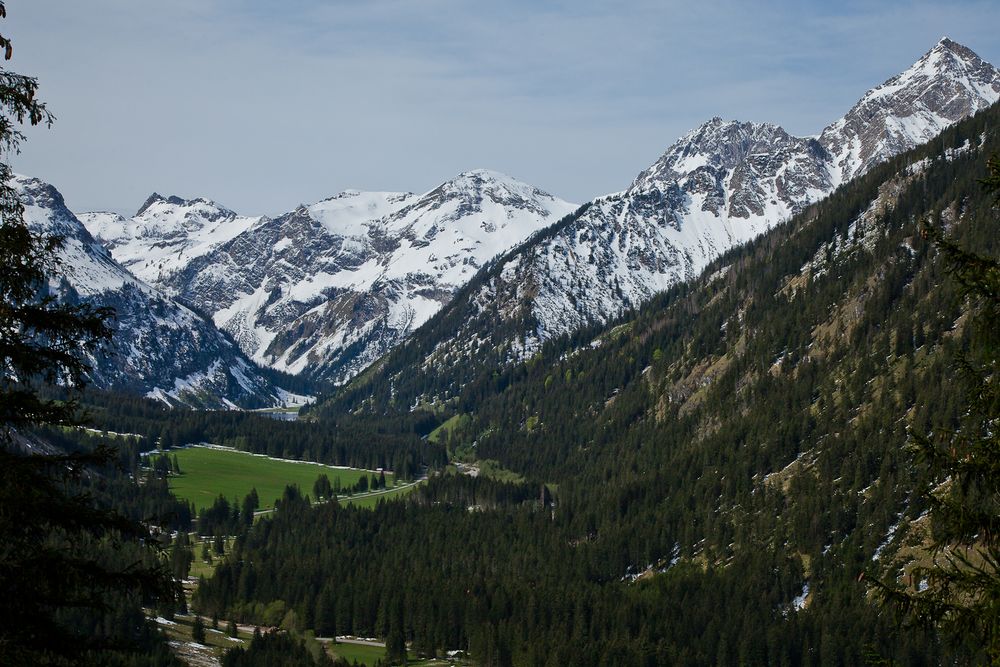 Blick Richtung Vilsalpsee