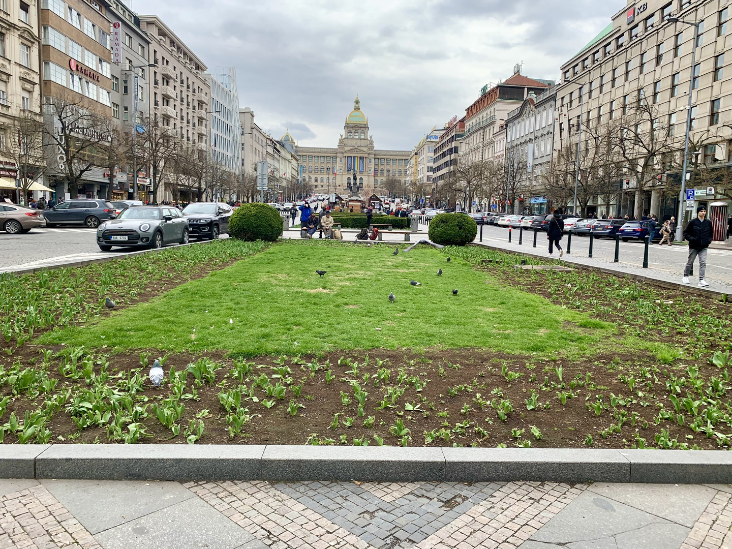 Blick richtung Wenzelsplatz_Prag