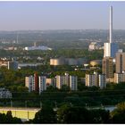 Blick Richtung Zoobrücke von Triangle Tower