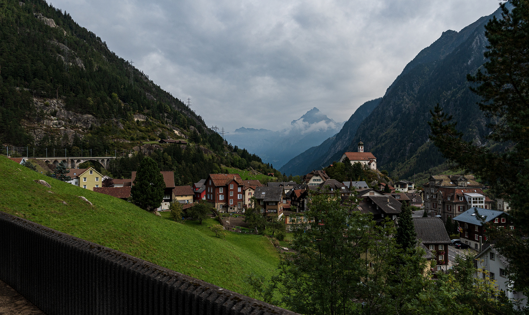 Blick talwärts