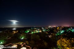 Blick über Ahlbeck in der Nacht am 23.09.2013