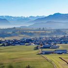 Blick über Antdorf Richtung Kochel/Walchensee