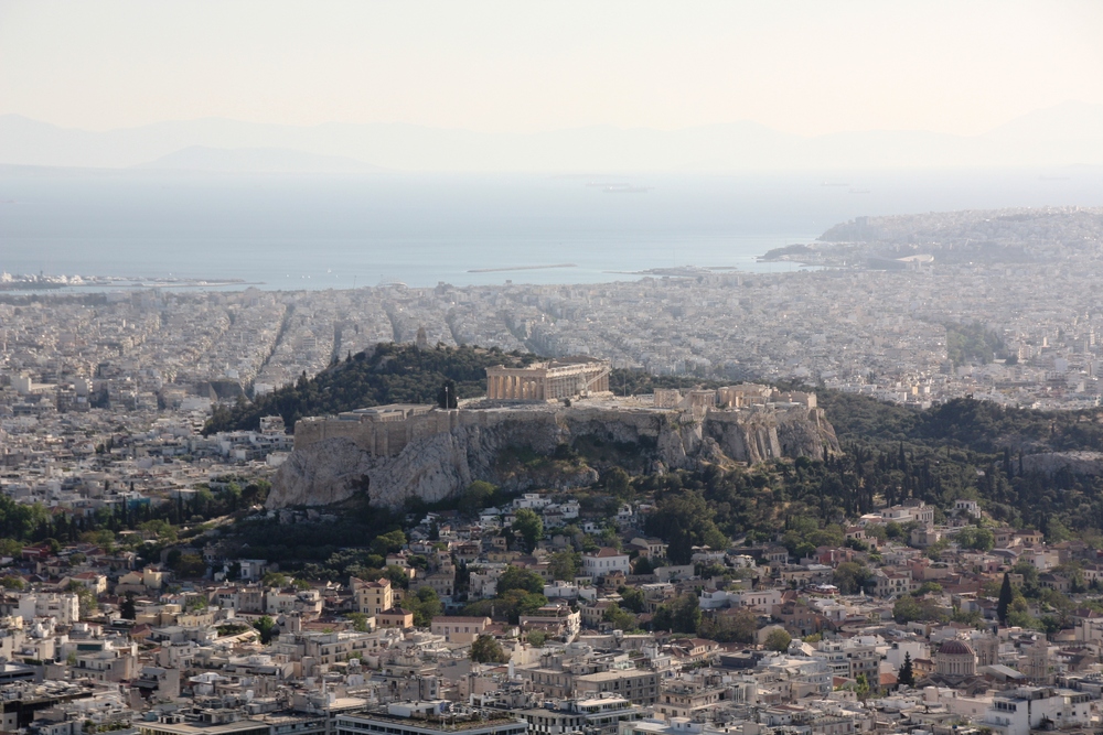 Blick über Athen