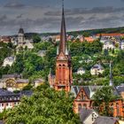 Blick über Aue/Sachsen