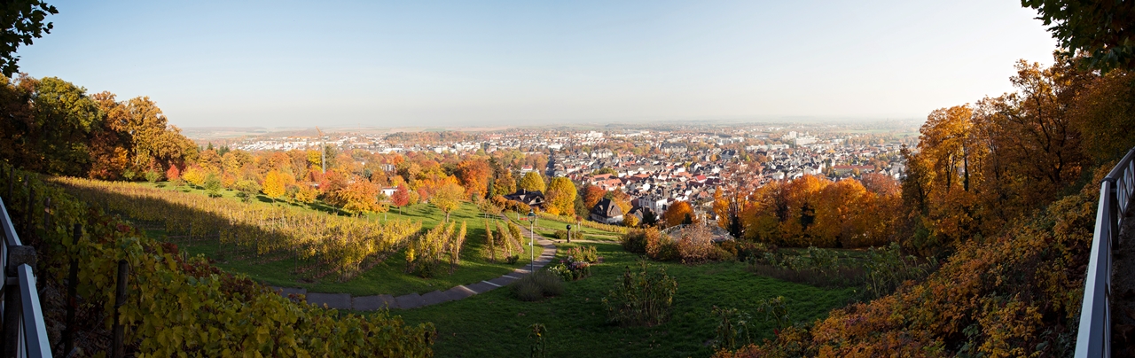 Blick über Bad Nauheim