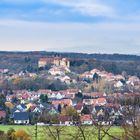 Blick über Ballenstedt zum Schloss