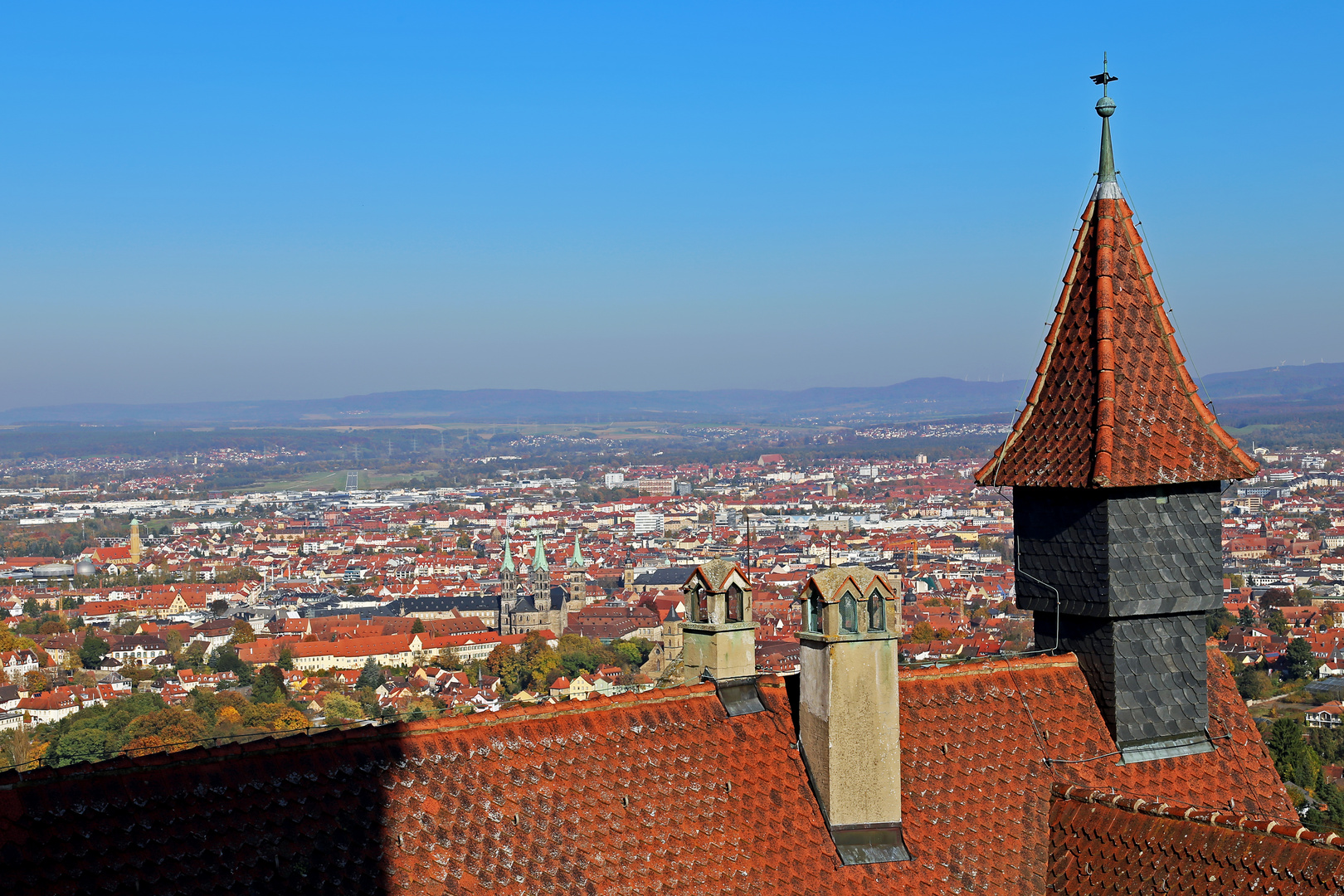 Blick über Bamberg