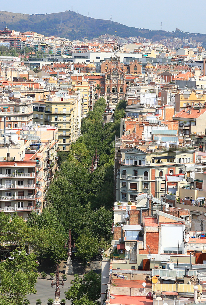 Blick über Barcelona