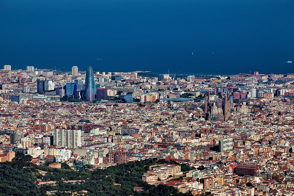 Blick über Barcelona