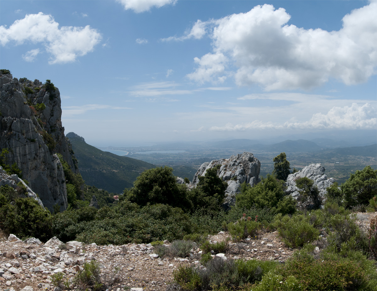 Blick über Baunei