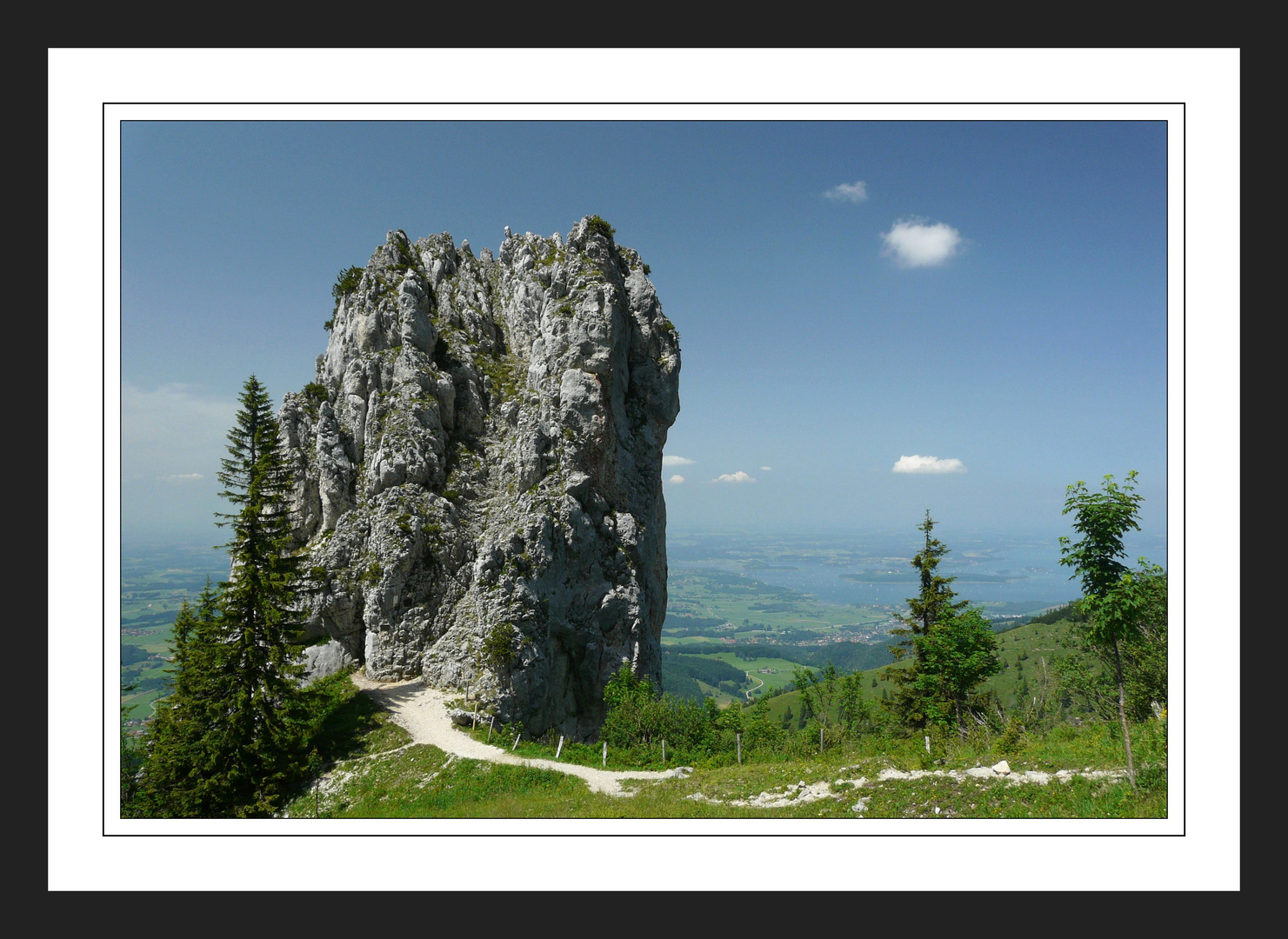 Blick über Bayern ...