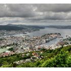 Blick über Bergen