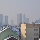 Blick über Bornheim mit Skyline