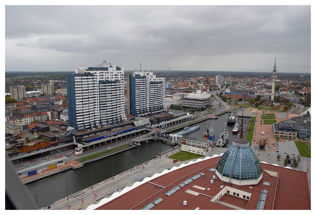 Blick über Bremerhaven