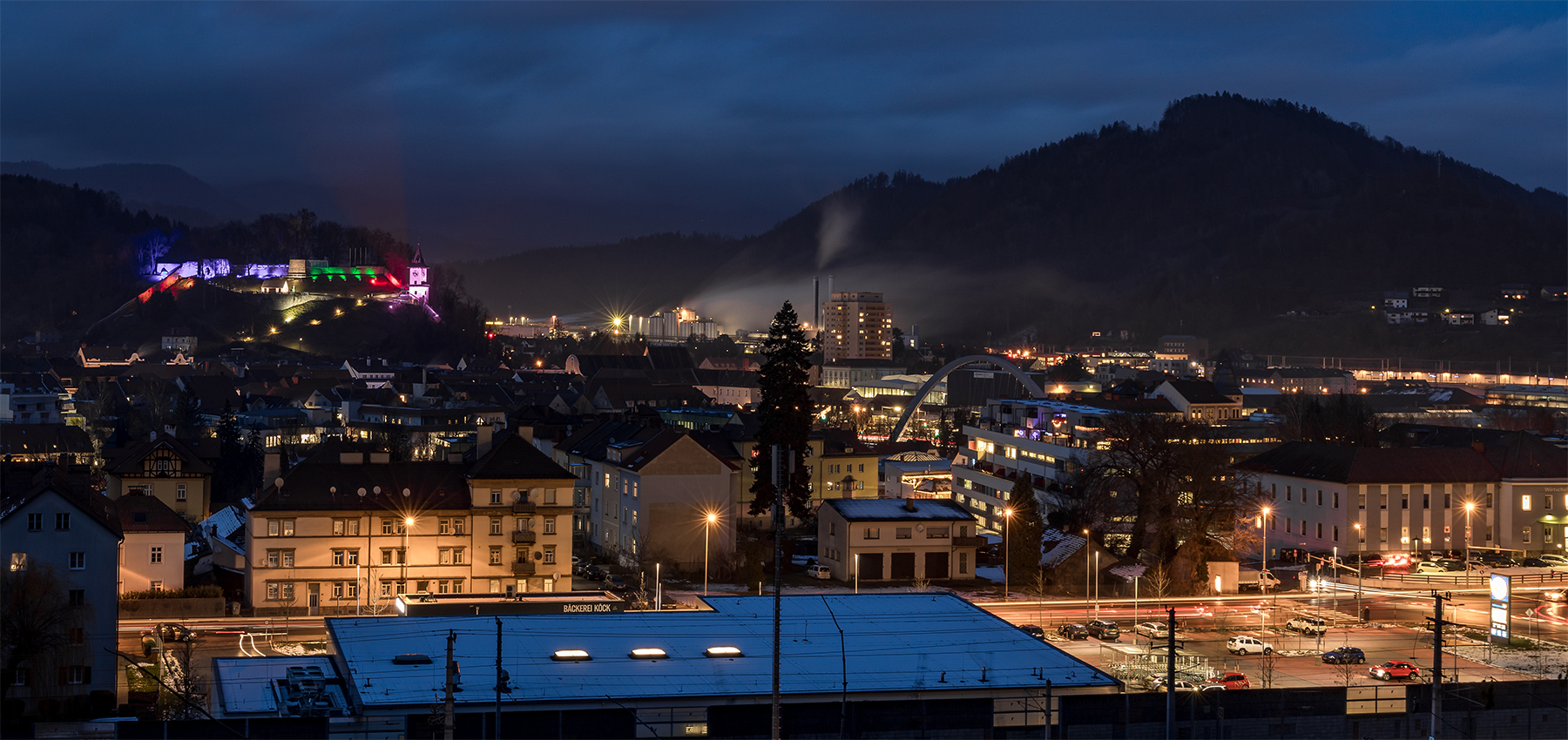 Blick über Bruck a.d.Mur