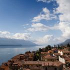 Blick über Cannero Riviera und den Lago Maggiore