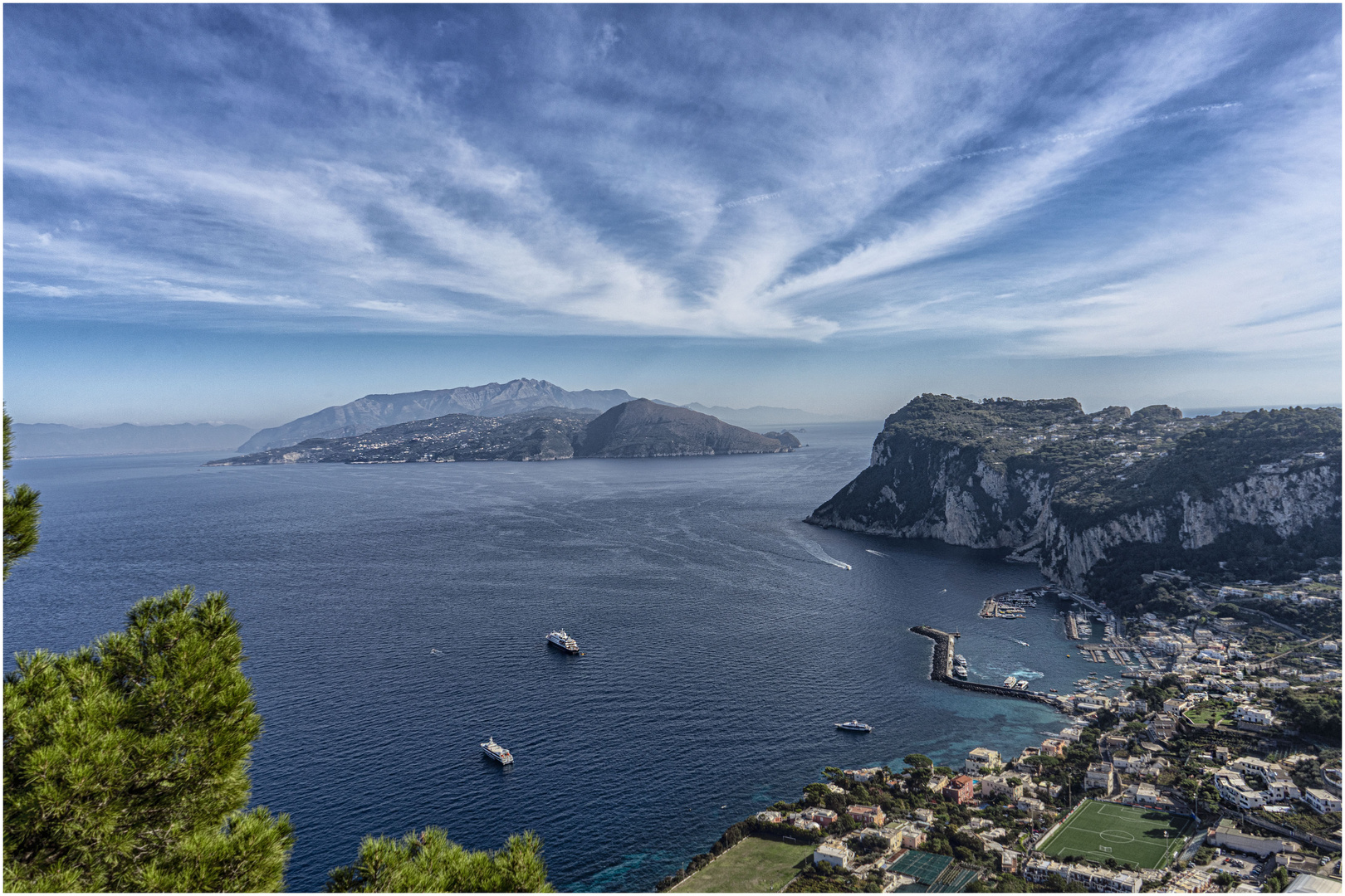 Blick über Capri...