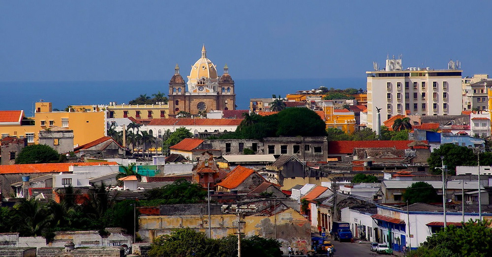 Blick über Cartagena