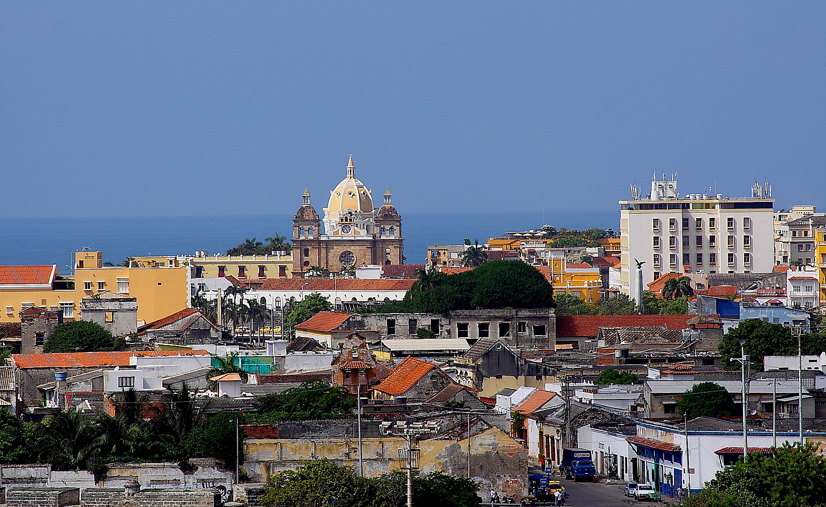Blick über Cartagena