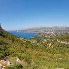 Blick über Cassis, Südfrankreich